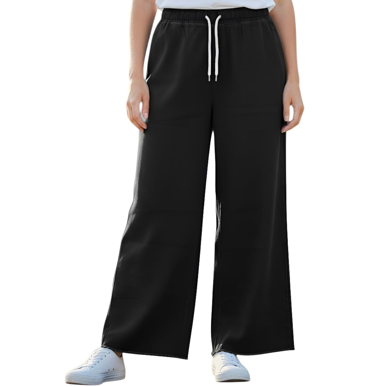 Relaxed Fit Denim Trousers - 1