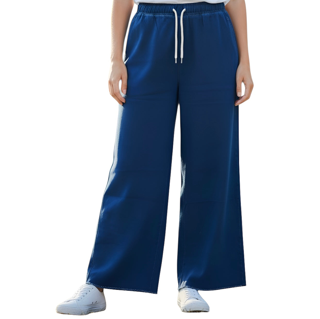 Relaxed Fit Denim Trousers - 2